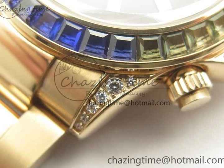 1230 Daytona 116595RBOW RG Rainbow Crystal BLF Best Edition Black Dial on RG Bracelet A RelaxedFit 3353